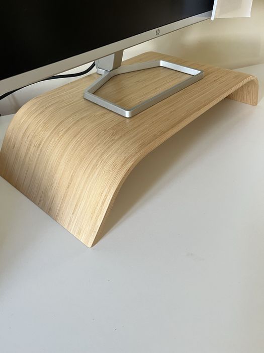 Curved Wood Monitor Stand – 4 Units Available64729827562369122