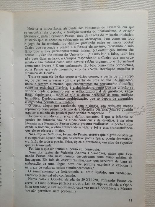 Fernando Pessoa e a Filosofia Hermética da autora Yvette Centeno