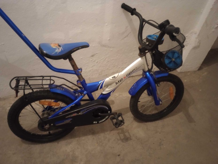 Rower mexller 16" niebieski