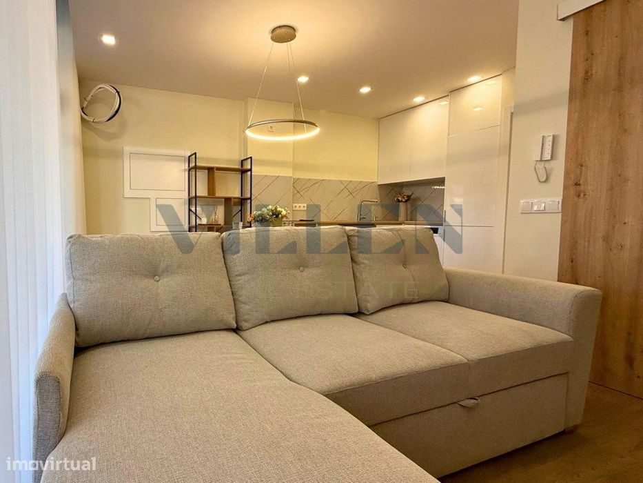 Apartamento T1 mobilado no centro da Trofa