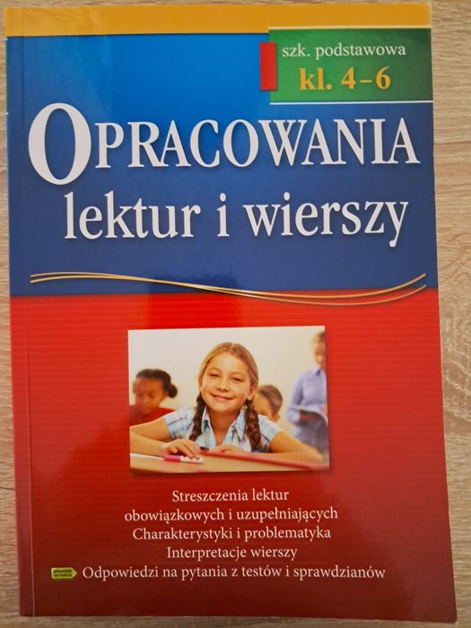 Opracowania lektur i wierszy ,szkoła podstawowa  kl.4-6 Greg