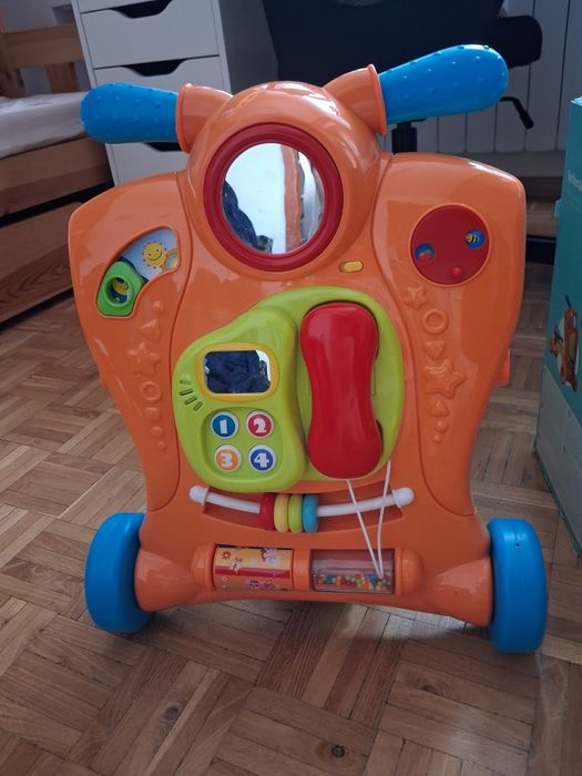 SMIKI Chodzik,pchacz jeździk 3w1