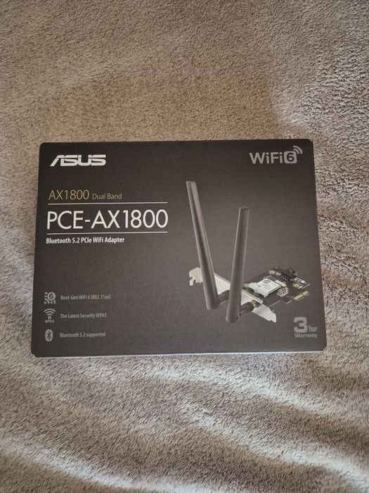 Wifi адаптер Asus pce ax1800