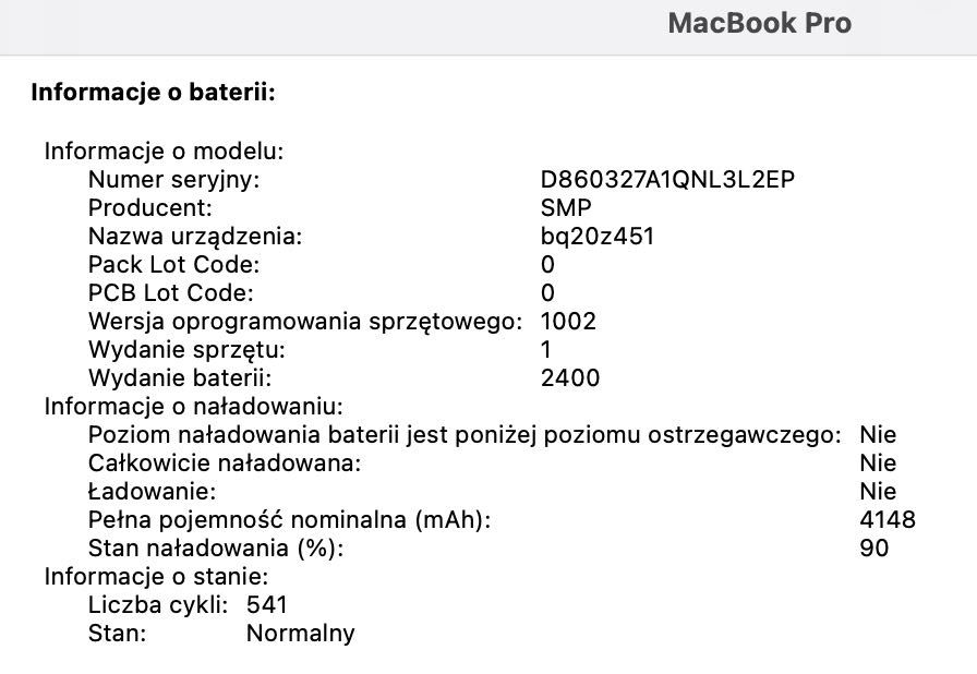 MacBook Pro 13" 2020 i5 8GB/256GB