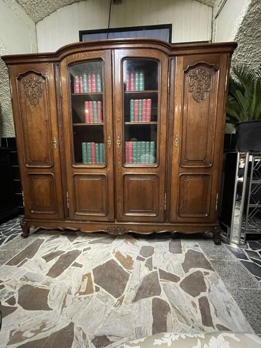 Biblioteka witryna  dębowa