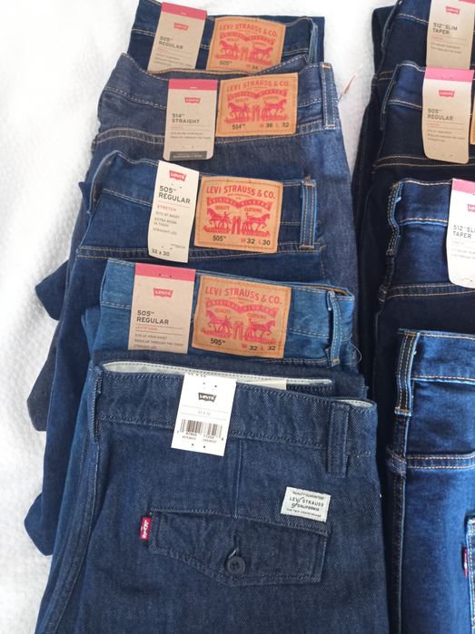 Nowe spodnie jeansy Levi's Strauss oryginalne w najlepszej cenie