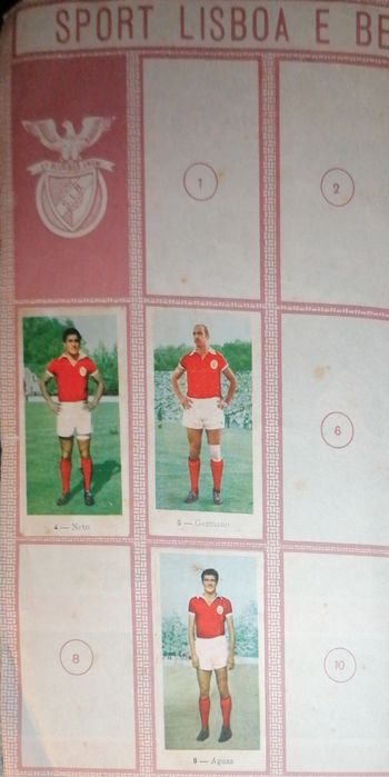 "Caderneta de Cromos Caramelos Campeões da Bola 1960/61 - A Francesa (Incompleta)"