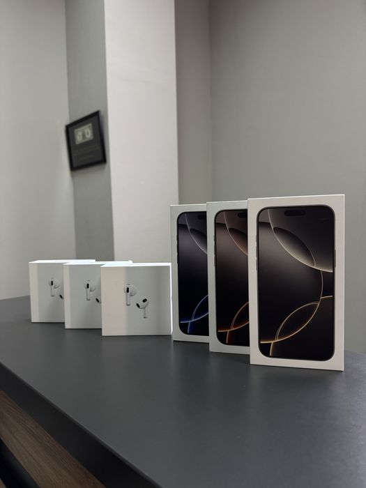 New iPhone 16 Pro Max 256/512/1TB Desert/Natural/Black/White Titanium + Гарантія Магазин
