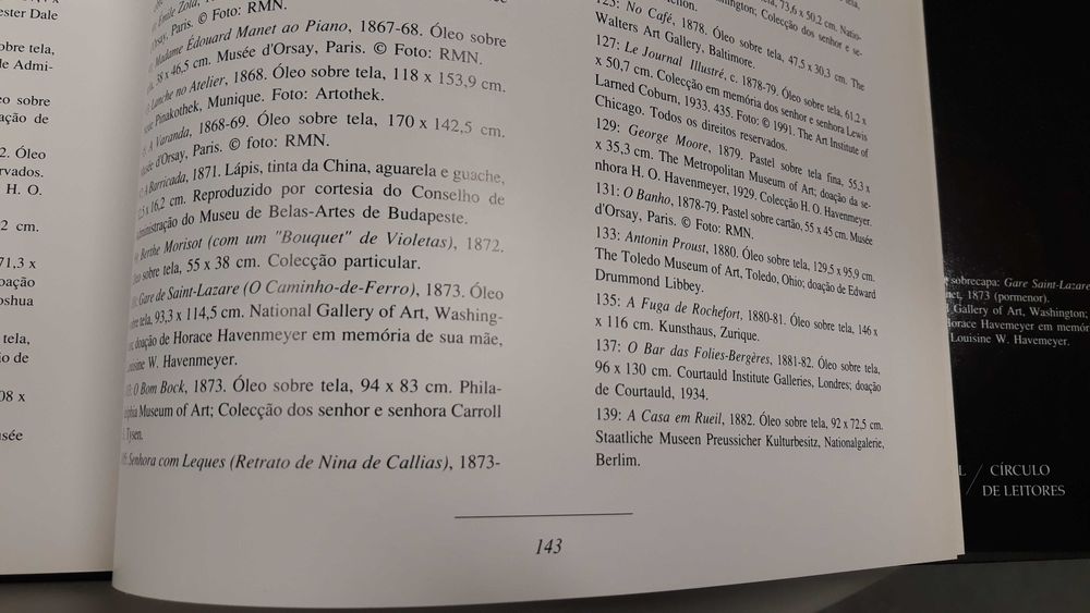 LIvro sobre Manet, de Sarah Carr-Gomm