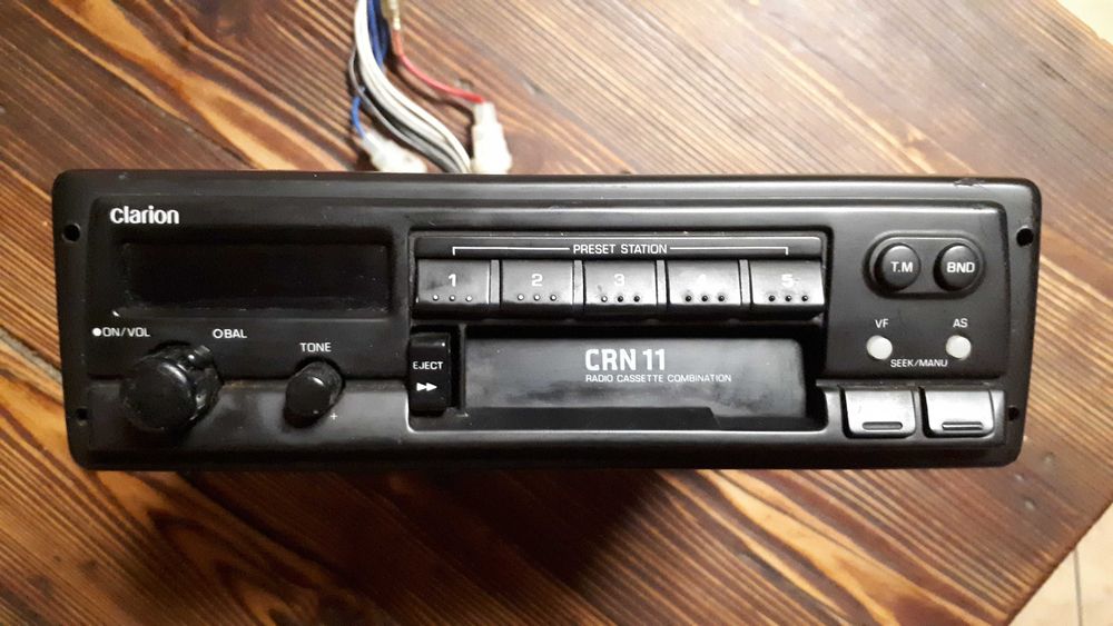 Clarion CRN11 radio kasetowe vintage