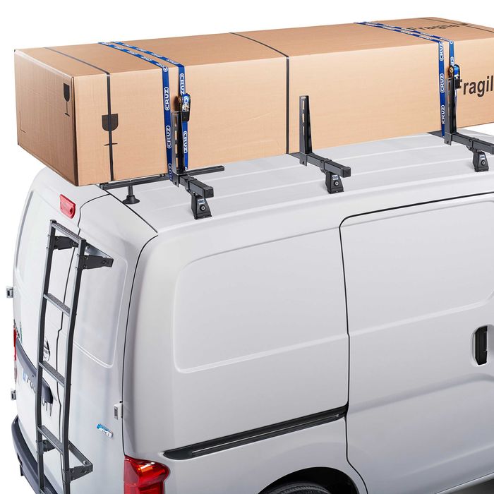 Bagażnik dachowy belki zestaw z ogranicznikami stal Opel Vivaro