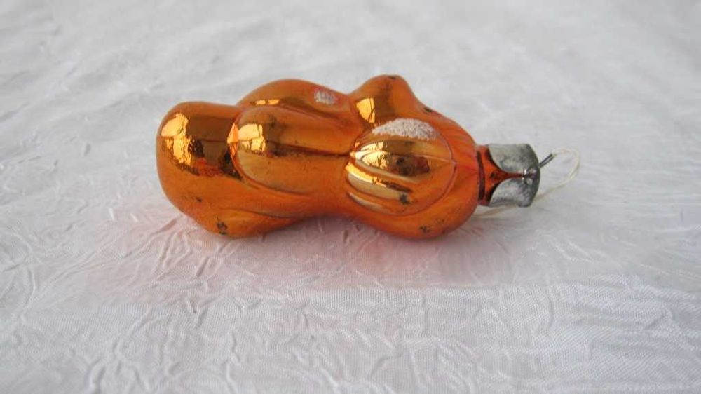 Собачки 3 шт. новогодние игрушки СССР украшения на елку стекло