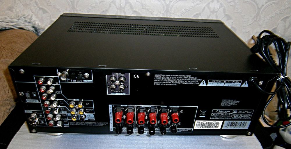 Усилитель- ресивер PIONEER VSX - 516  6.1 Х  100W  made in  Malaysia