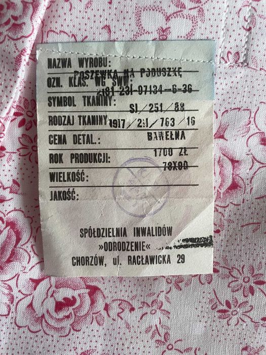 Bawełniana pościel poszwa made in Poland