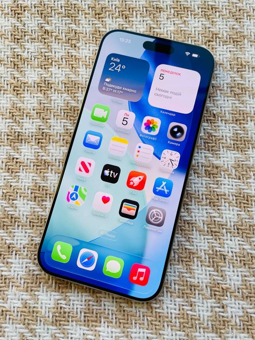 IPHONE 16 PRO MAX 256Gb 76ц. Natural Titanium NEVERLOCK Demo ( 87480)