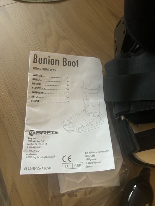 But ortopedyczny  Bunion Boot rozmiar 38-41
