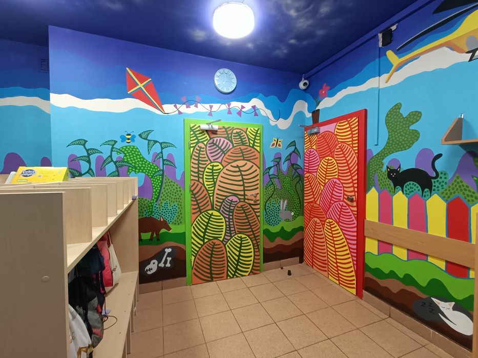 Artystyczne malowanie ścian - mural (projekt+wykonanie)