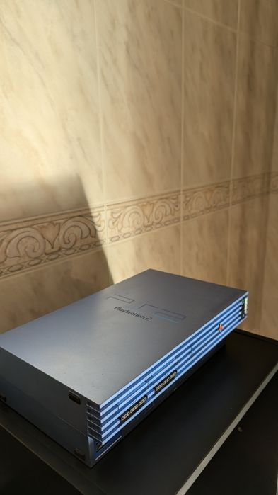 PS2 Aqua Blue + Jogos