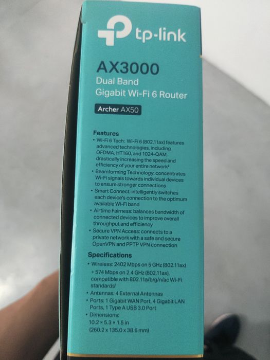 Router Wireless Archer AX50 AX3000 wifi 664284551636994121