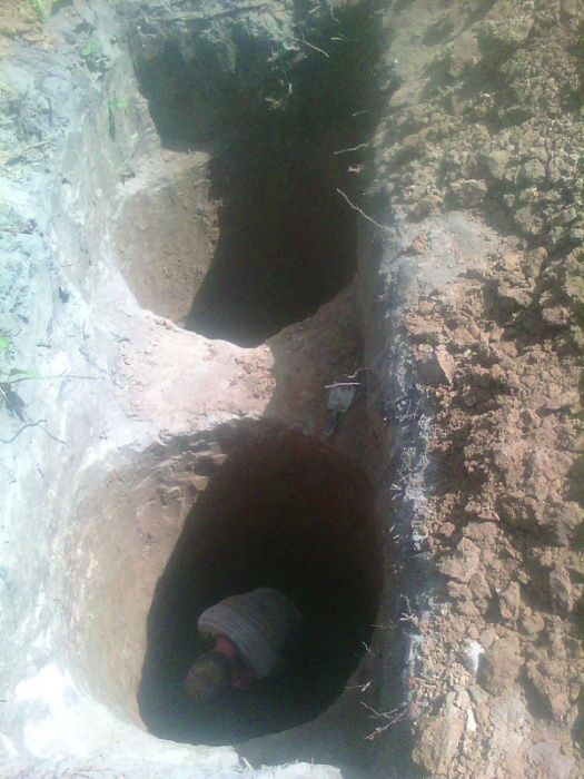 ЖБ кольца.Септик.Канализация.Выгребная яма.Колодцы.Копка траншей.