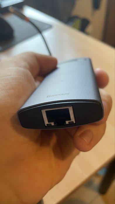 Baseus Hub USB-C, 3x USB, RJ-45 ethernet Starjoy 8-port