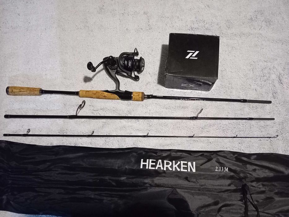 Premium Spinning fishing FiberCarbon Hearken 2.13m+EX3000