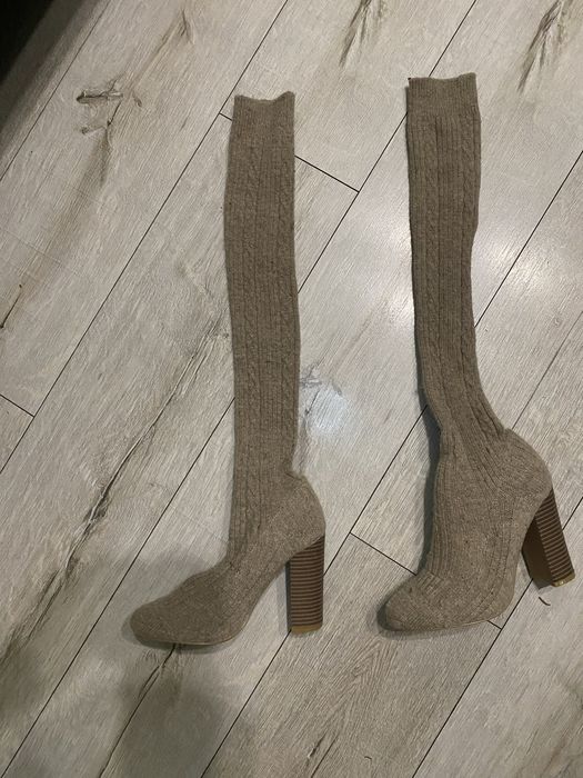 Buty skarpety za kolano jsk Bottega Venetta r 36