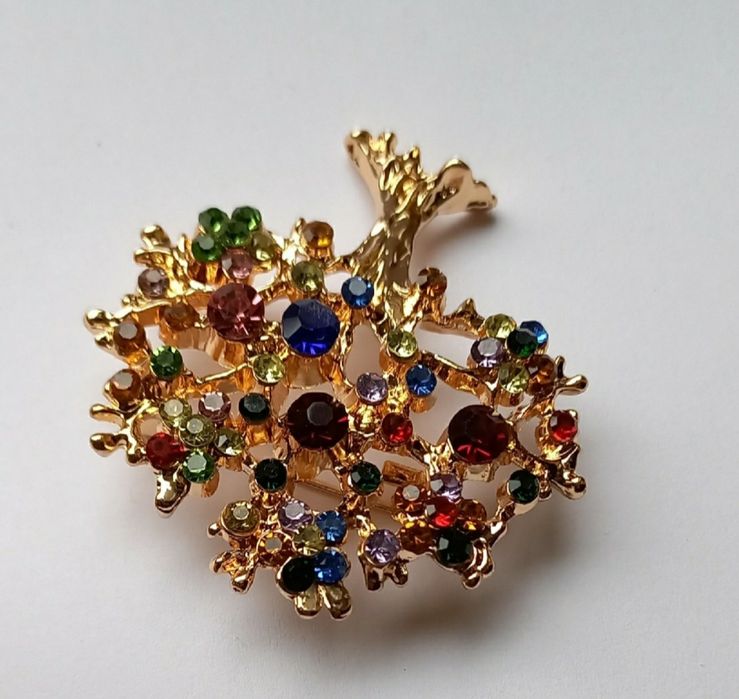 Broszka Drzewko owocowe