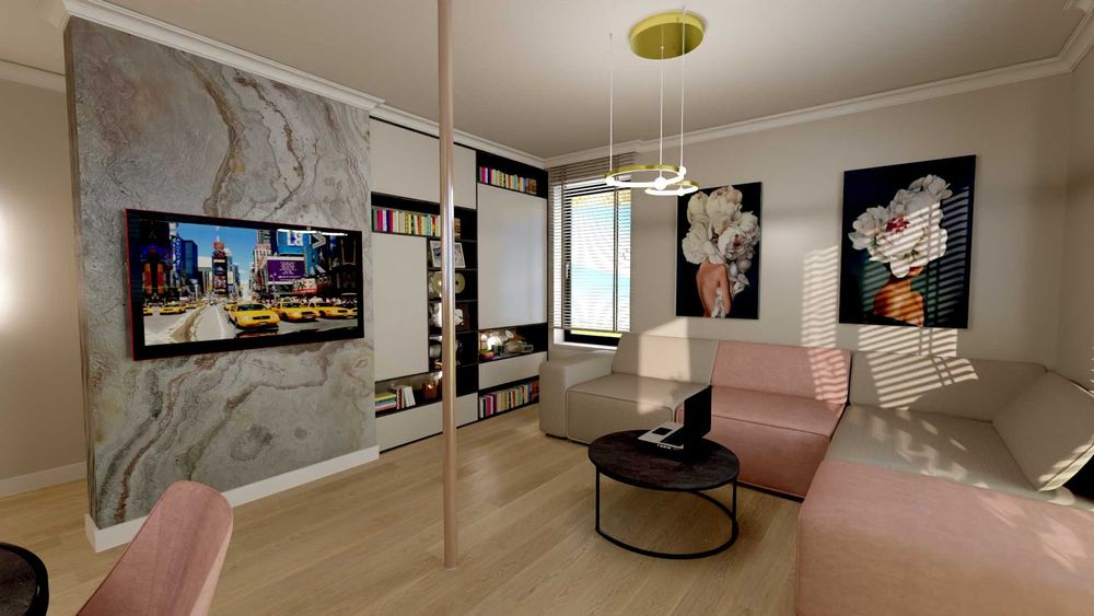 Projektowanie/projektant wnętrz, aranżacja wnętrz, wizualizacje 3D, po