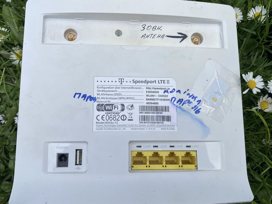 Роутер 4g huawei B593u-12 стаціонарний