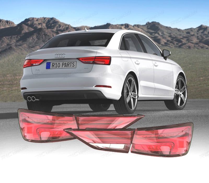 FARÓIS AUDI A3 8V 13-16 LOOK RESTYLING LED