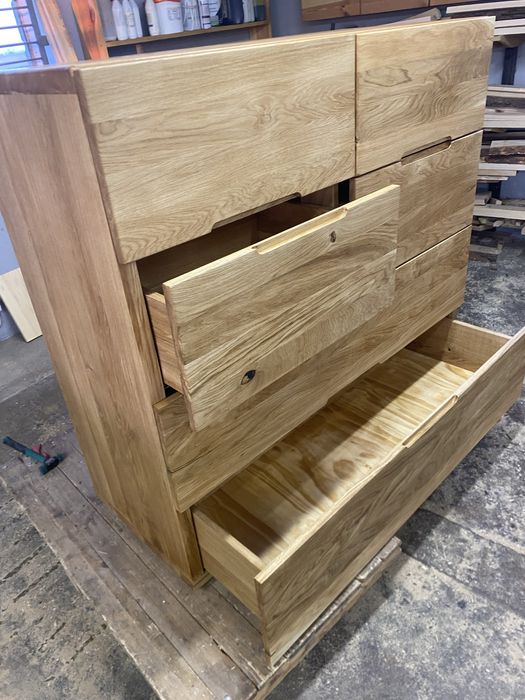 Komoda debowa 130x120x50