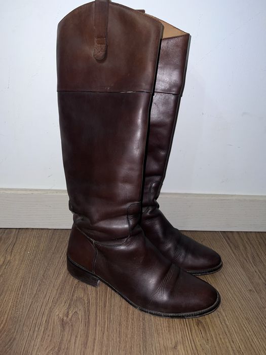 Шкіряні чоботи  Massimo Dutti за 250 грн