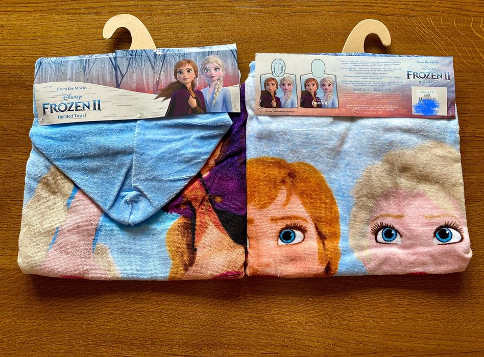 Ręcznik z kapturem Frozen Disney 100% bawełna Kraina Lodu Elsa Towel