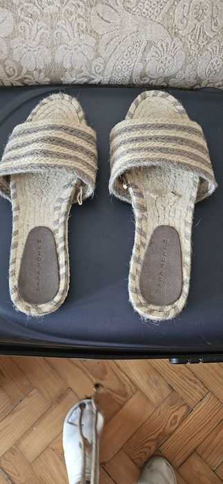Chinelos zara home em corda