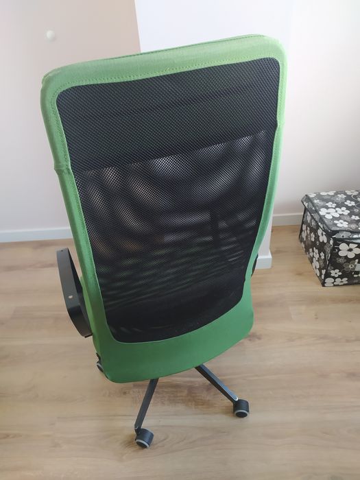 Krzesło biurowe ikea zielone