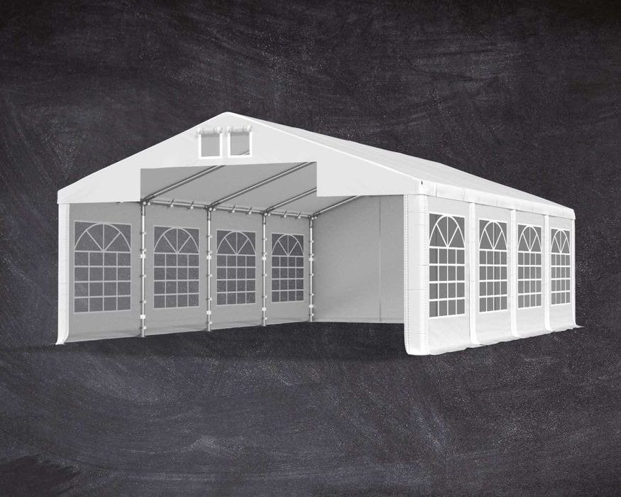 4x8x2m Namiot imprezowy ogrodowy z roletami moskitiera sezonowe ISD S