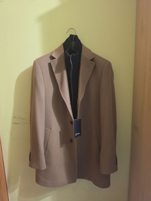 Płaszcz Jesienny Beżowy Bytom M/L