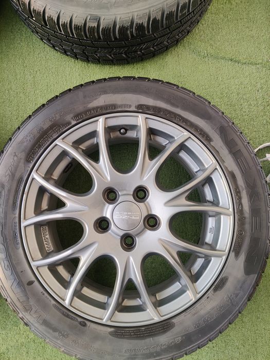 Felgi Anzio R16 6,5J ET45 5x112 na oponach zimowych Nexen