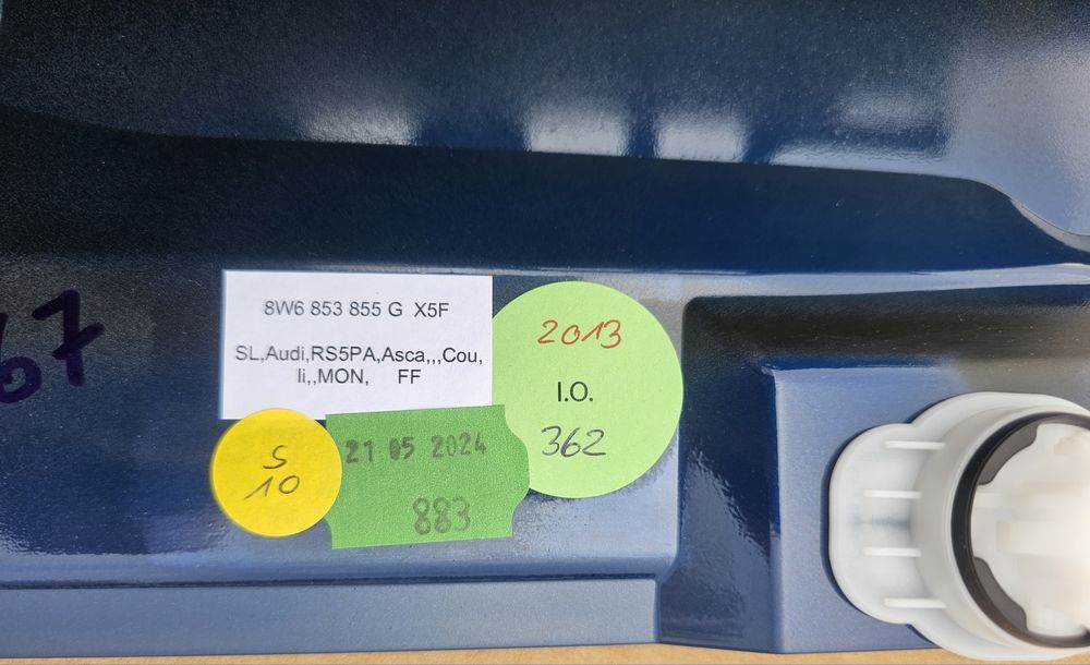 AUDI RS5 8W 8W6 Coupe Lift Listwa nakładka progowa lewa Oryginał Nowa