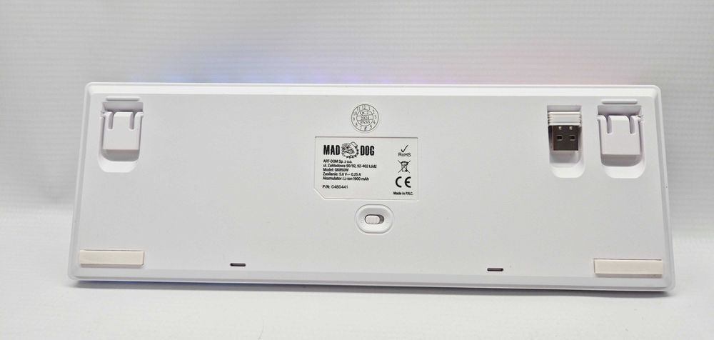 Klawiatura MAD DOG GK850W GATERON RED, Komis Jasło Czackiego