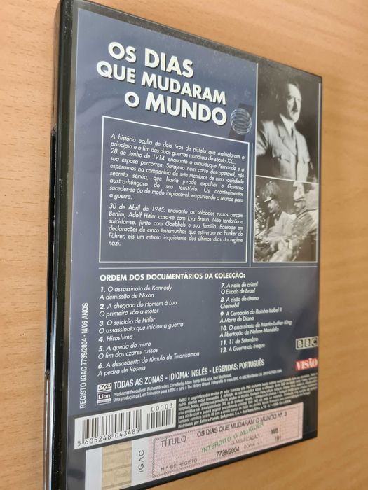 DVD "Os Dias que Mudaram o Mundo"