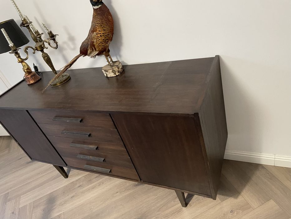 Komoda prl odnowiona szuflady i szafki