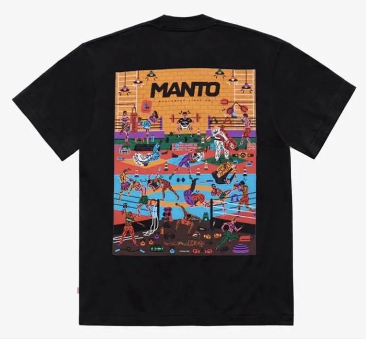 Футболка чоловіча Манто Manto літня повсякденна спортивна