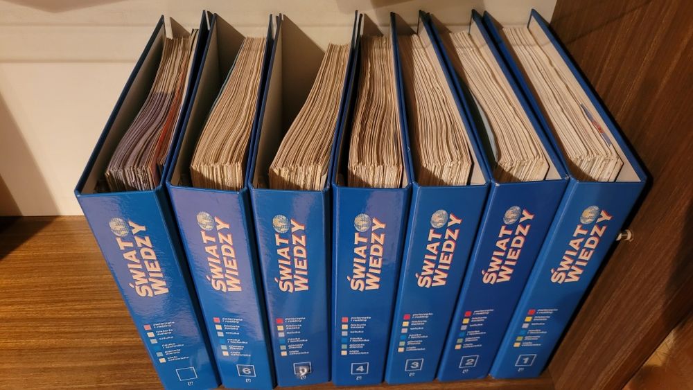 Świat wiedzy 7 tomów