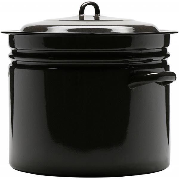 Зелена Нова !!! Велика емальована кастрюля 40 л