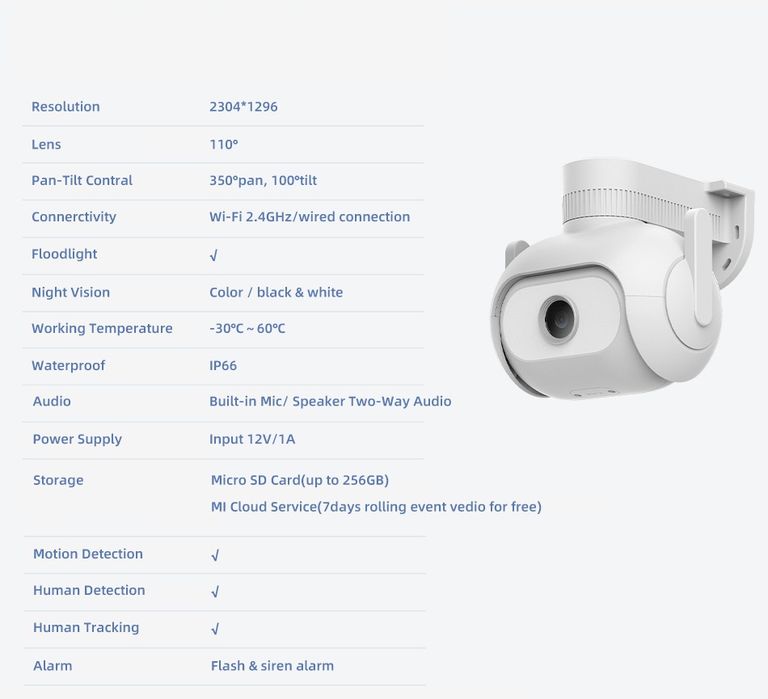 Камера Xiaomi IMILAB EC5 2K уличная ip беспроводная наружная mi home