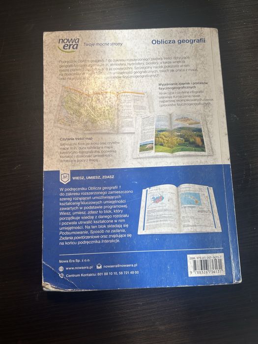 Oblicza geografii 1 zakres rozszerzony Nowa Era