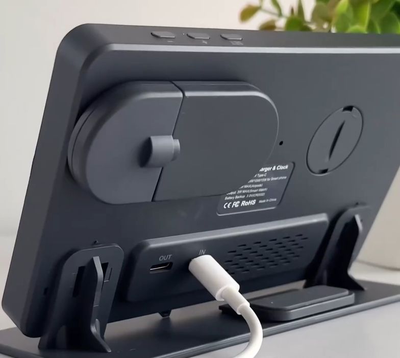 Бездротова зарядка Apple Watch iPhone, Док-Станція Samsung Дзеркальна