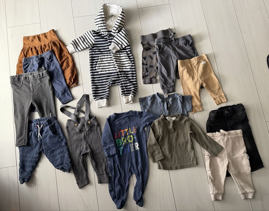 Mega paka super ciuszków! 56-68, newbie, hm, nike, levis, reserved, duzo kompletow!